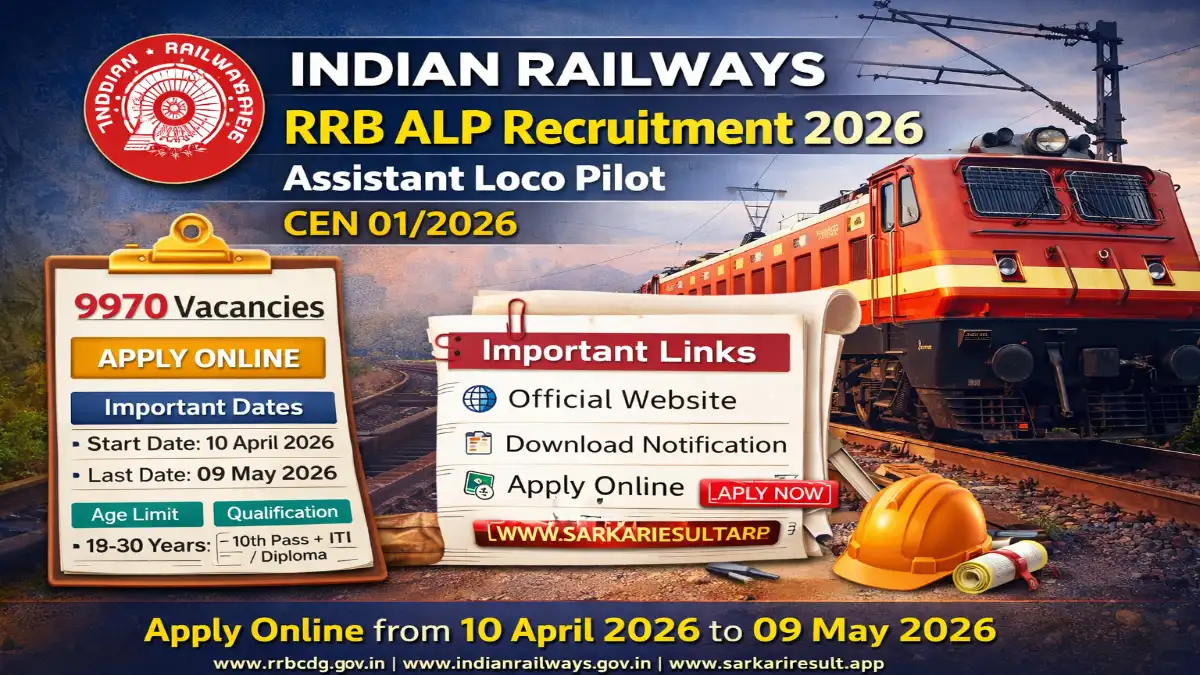 RRB Assistant Loco Pilot Jobs 2026