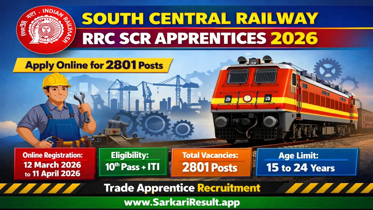 SCR Apprentices Jobs 2026