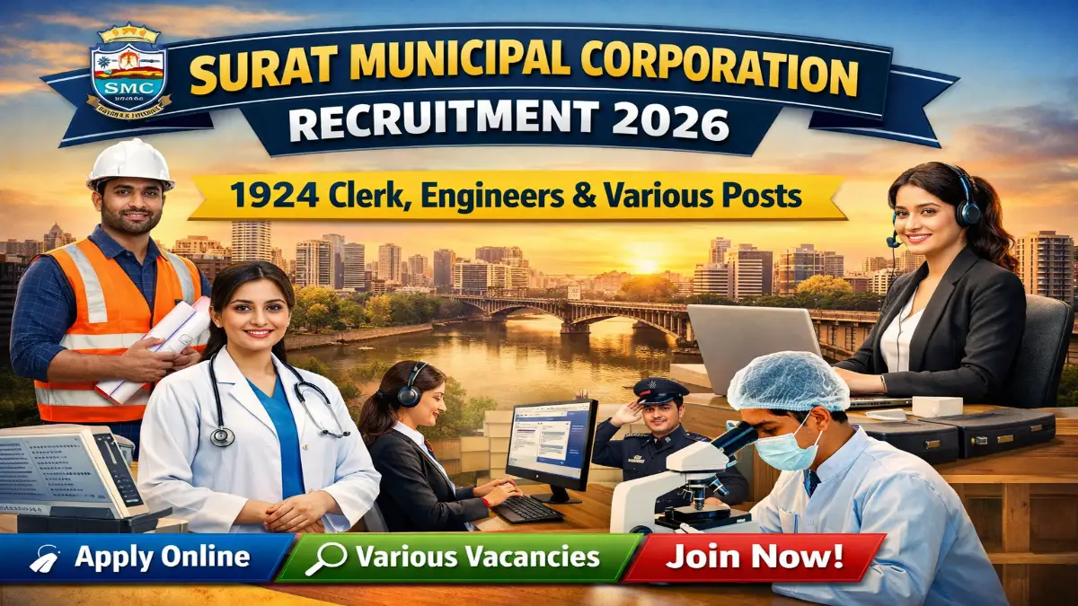 SMC Clerk, Engineers and More Recruitment 2026