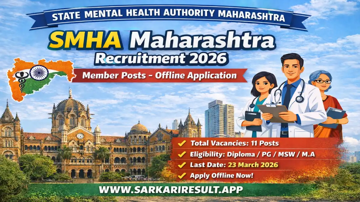 SMHA Maharashtra Recruitment 2026