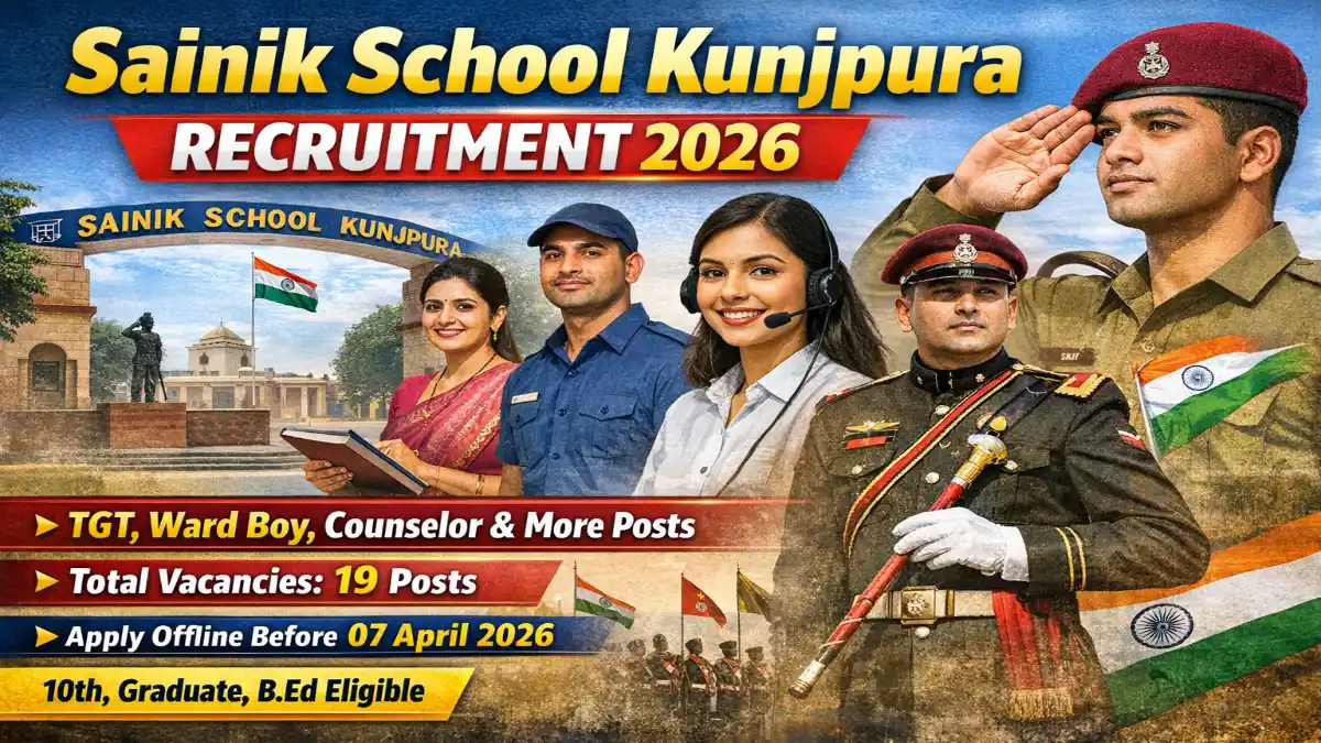 SS Kunjpura Jobs 2026