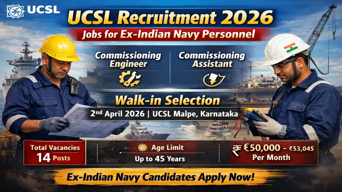 UCSL Engineer Assistant Posts